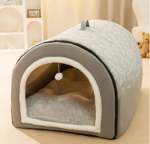 Snoopy's Calming Dog Bed — Hooded Den Style